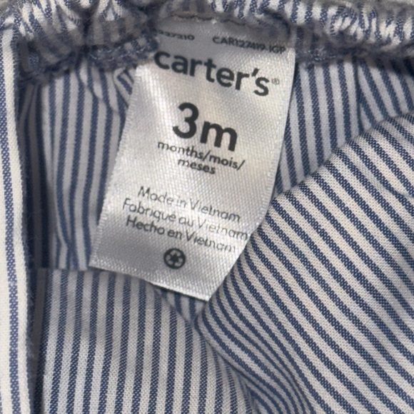 Carter's Navy Striped Bodysuit - Picture 6 of 6